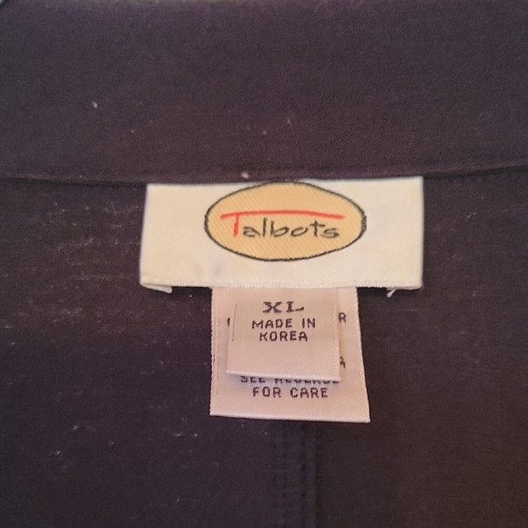 Talbots Women's Black Blazer Size XL - Picture 2 of 13
